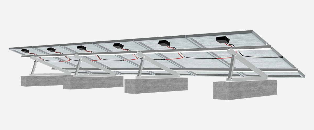 平屋顶太阳能支架系统 RMII-2