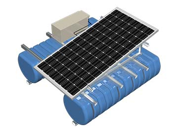 水上微型太阳能发电系统